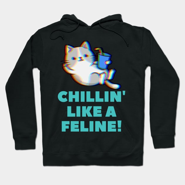 funny cat Hoodie by denissmartin2020